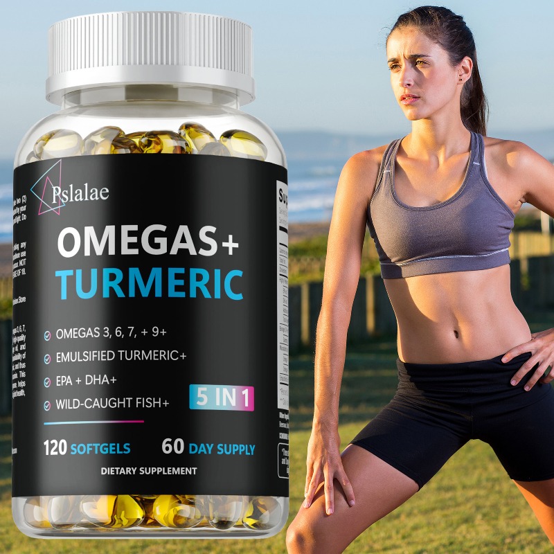 Turmeric Curcumin Capsule - Kapsułki Omega+ z kurkumą - Zwiększają