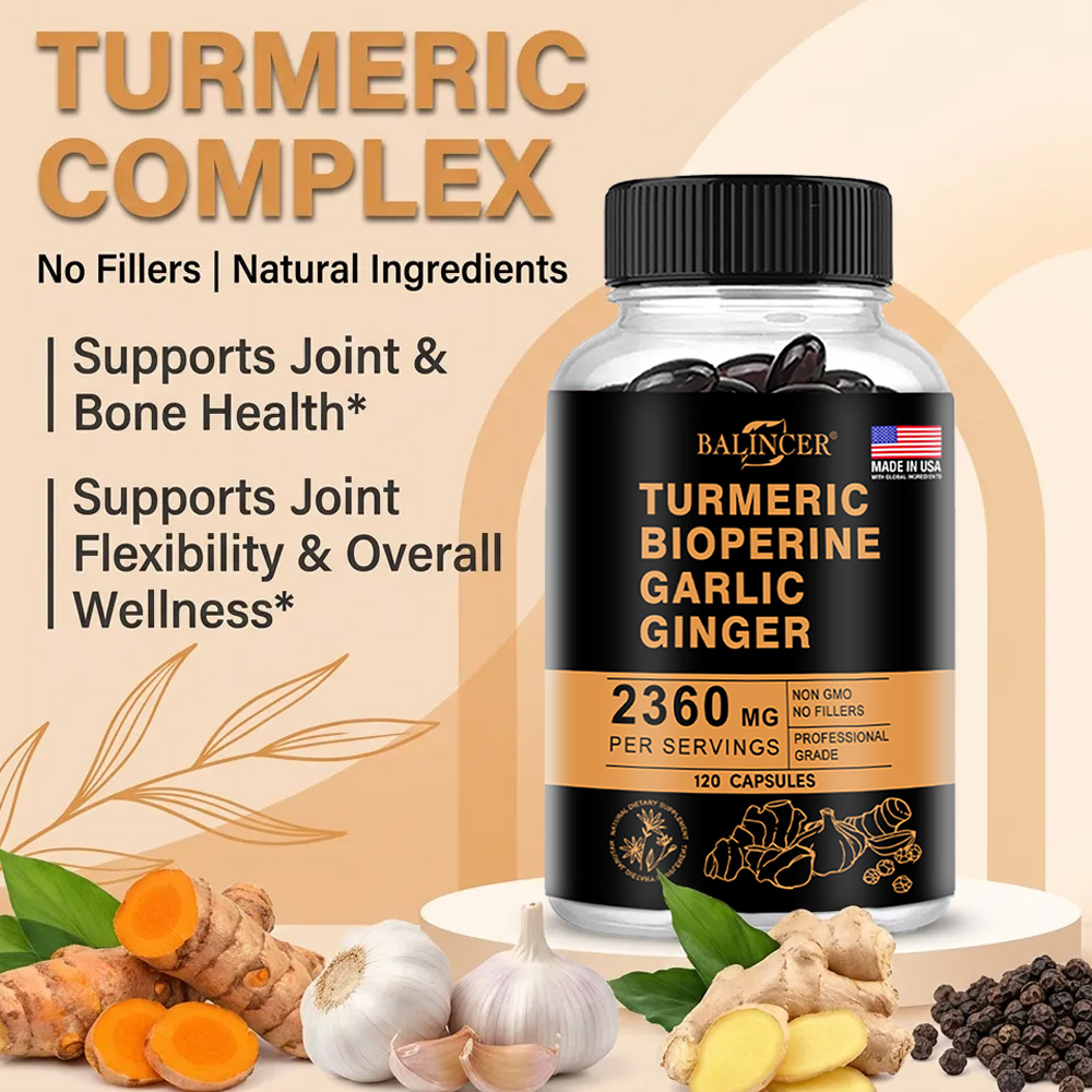 Kapsułki Kurkuma i Imbir 2360m – Turmeric Curcumin Capsule recenzja i cena