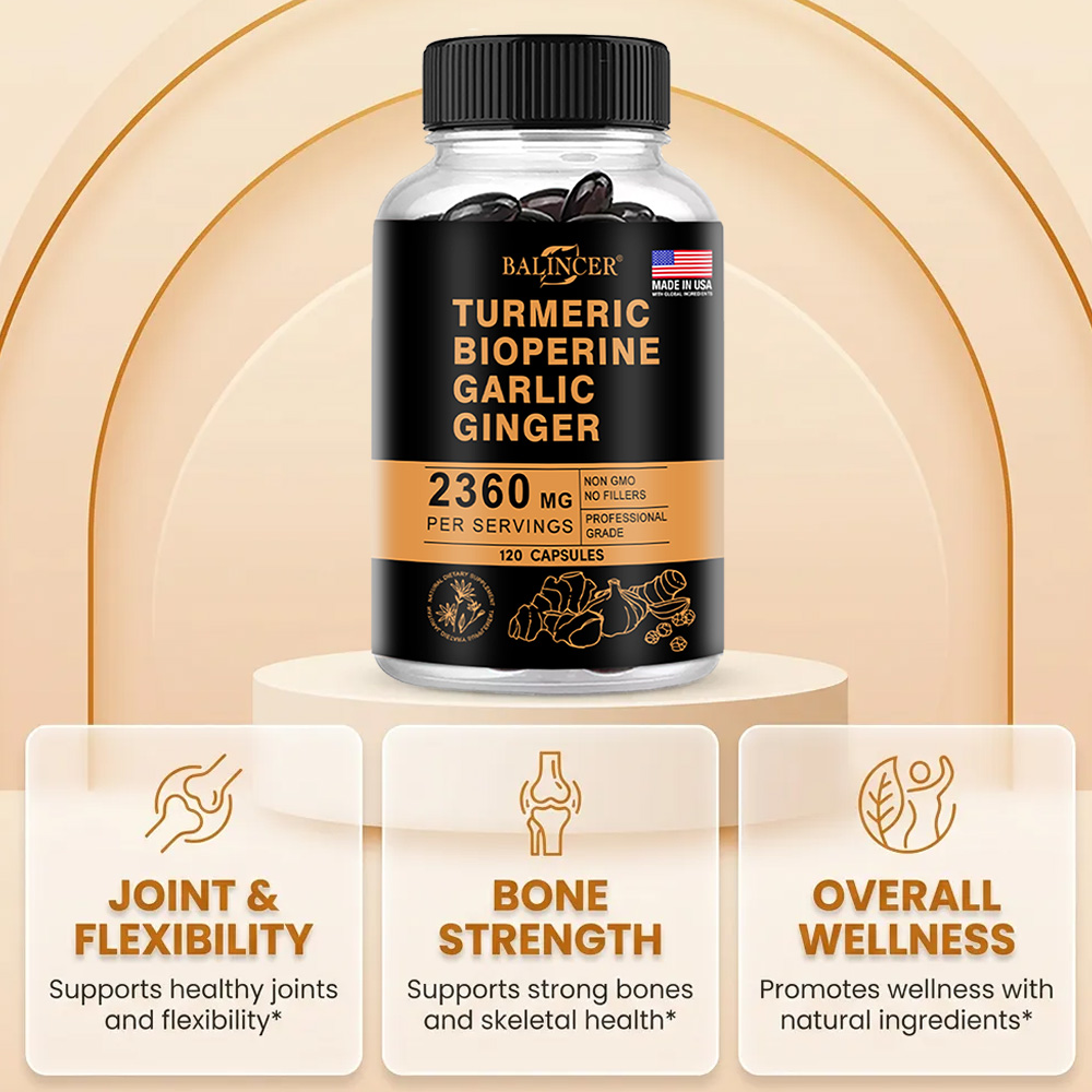 Kapsułki Kurkuma i Imbir 2360m – Turmeric Curcumin Capsule recenzja i cena