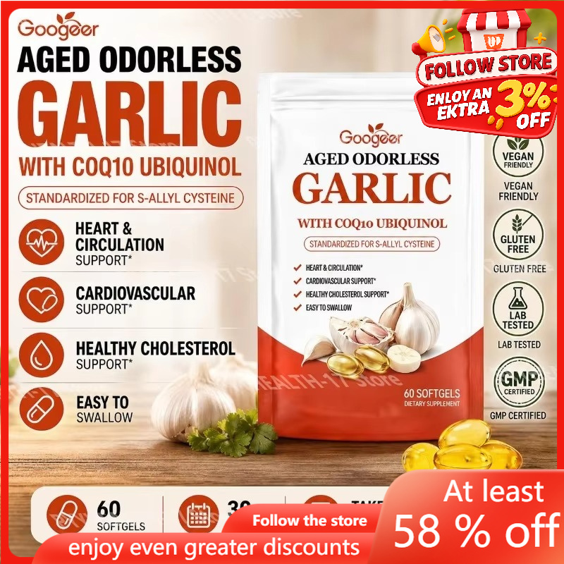 Googeer Aged Odorless Garlic S – Coq10 Ubiquinol Softgel recenzja i cena