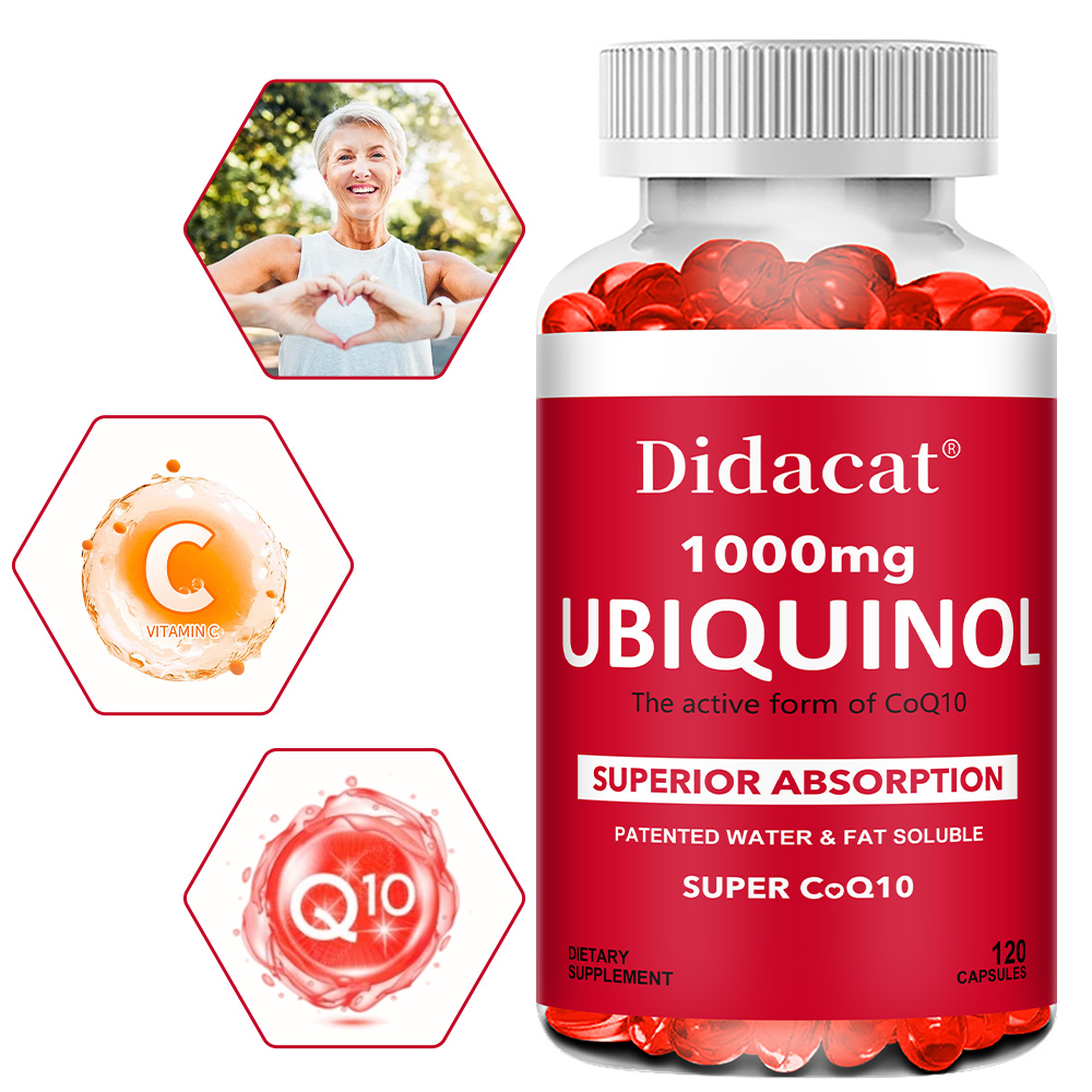 Ubiquinol CoQ10 1000mg w kapsu – Coq10 Ubiquinol Softgel recenzja i cena